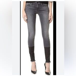 Frame Denim Le Skinny frayed Jeans Size 31